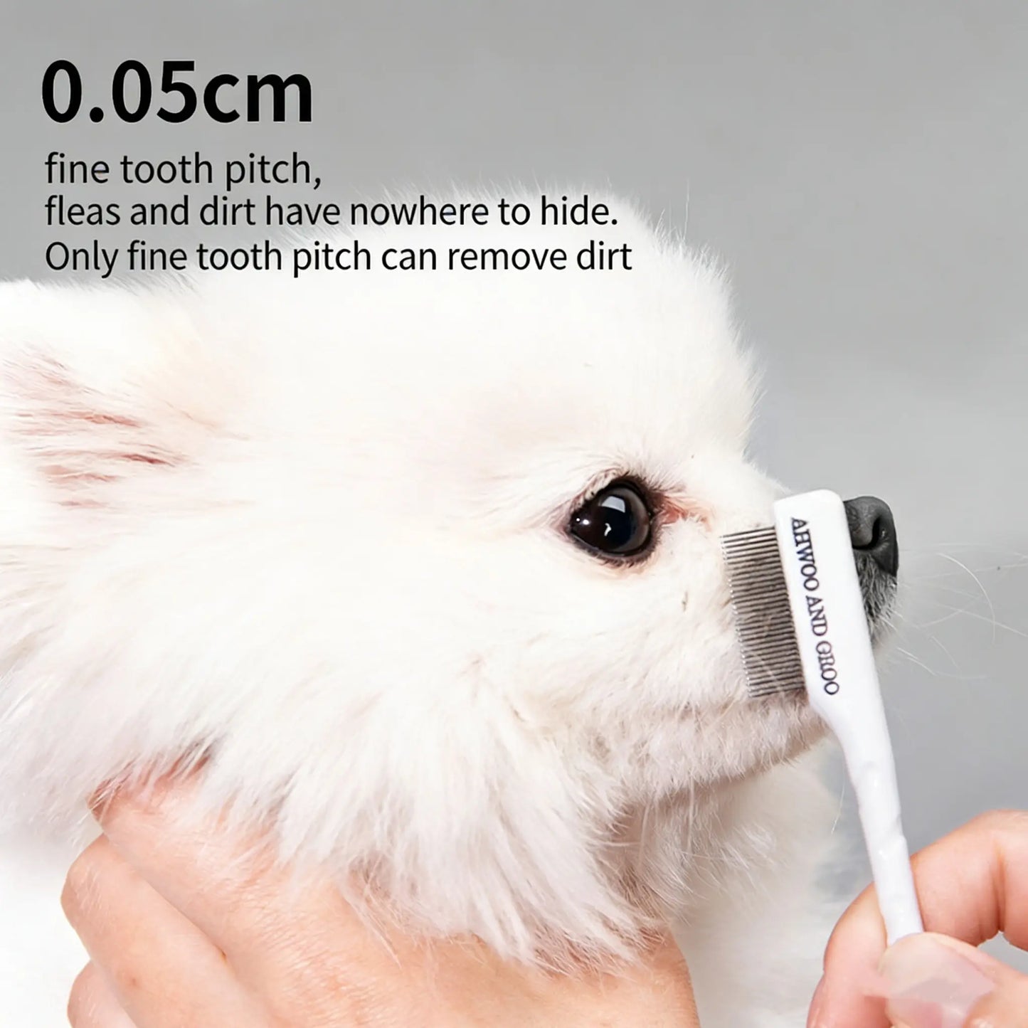 Pet Grooming Kit - 4-Piece Shedding Tools Set with Self-Cleaning Slicker Brush, Dual-Sided Stainless Steel Dematting Comb, Tear Stain Comb, and Fur Removal Tool for Dogs and Cats of All Coat Types
